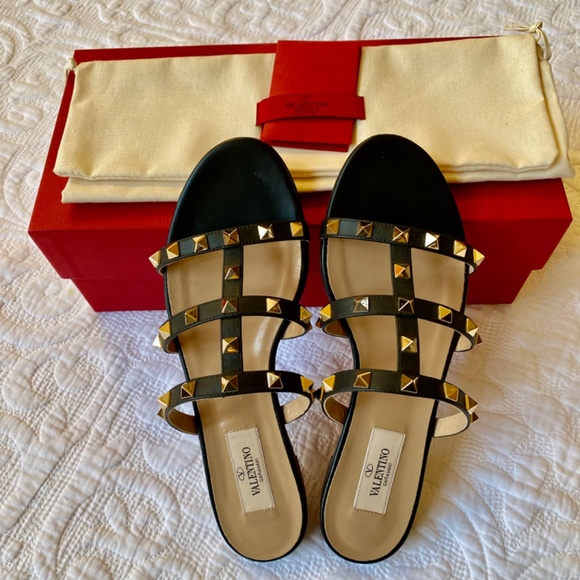 Valentino Garavani Rock Stud Sandals - Picture 6 of 16